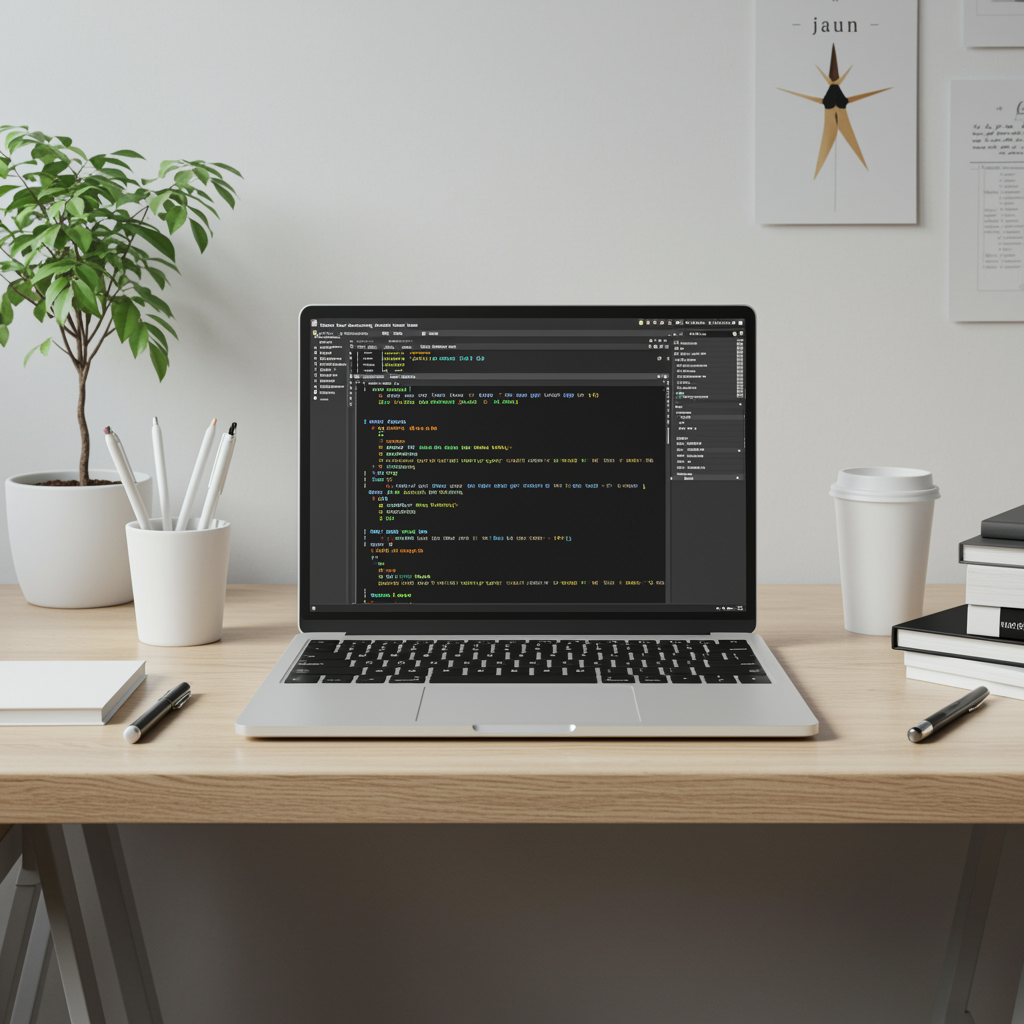 a computer screen with a bunch of text on it